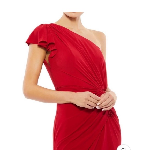 NWT $350 MAC DUGGAL RED EVENING GOWN HOLIDAYS 🎄 - Picture 2 of 3